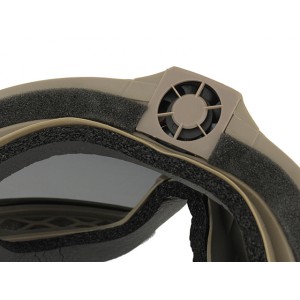 Protective goggle mod.2 with Built-In Anti-Fog Fan - Dark Earth [FMA]